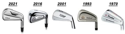 titleist golf irons by year.